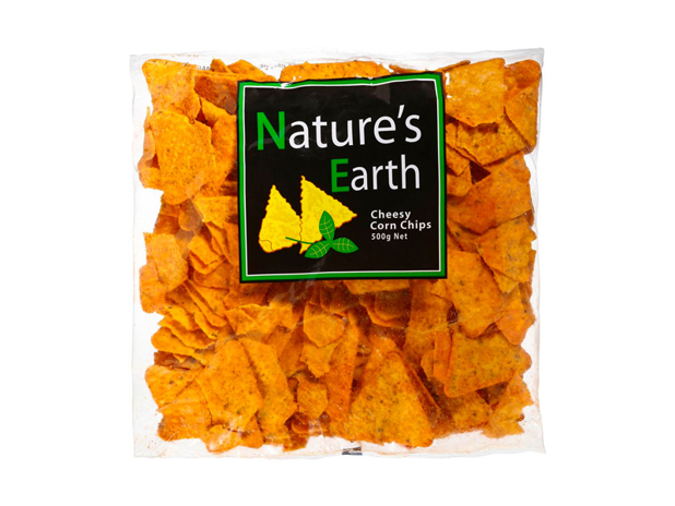 Nature's Earth Cheese Corn Chips 500g